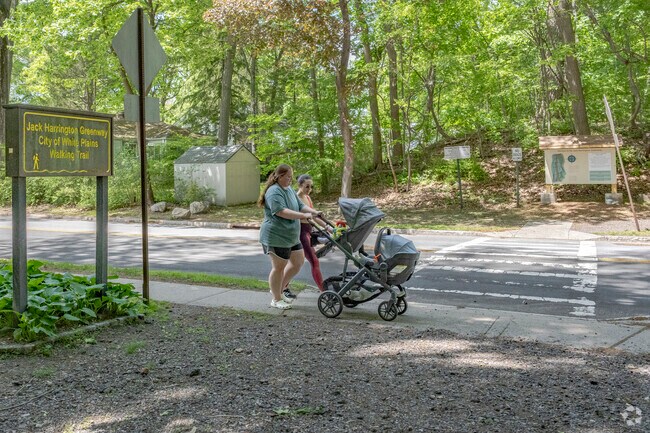 The Jack Harrington Greenway passes through the Gedney Meadows neighborhood.