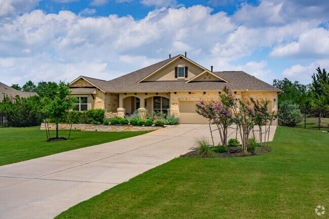 Gracious setbacks are common in Harrison Hills.