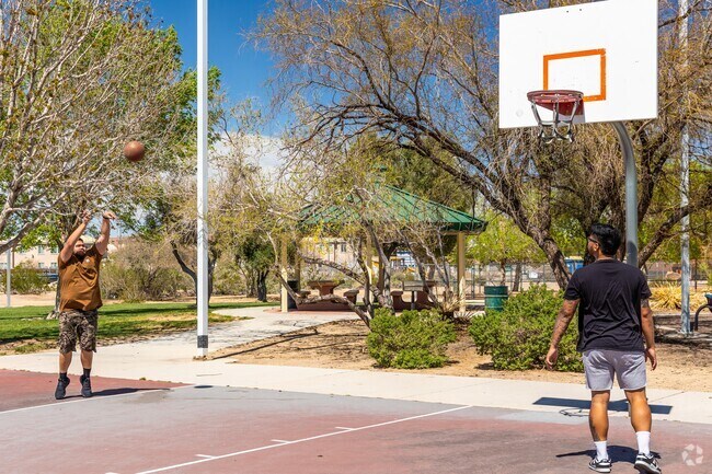 Silverado Ranch Park is a popular green space in Enterprise, with a skate park, basketball courts, and the Silverado Ranch Community Center.