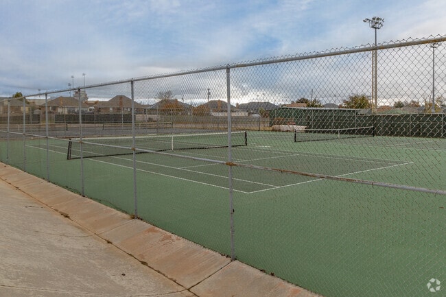 Carl Albert High School students can try their hand at tennis.