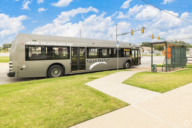 Take Tulsa Transit for easy access to downtown Tulsa and beyond from Walt Whitman Neighborhood.