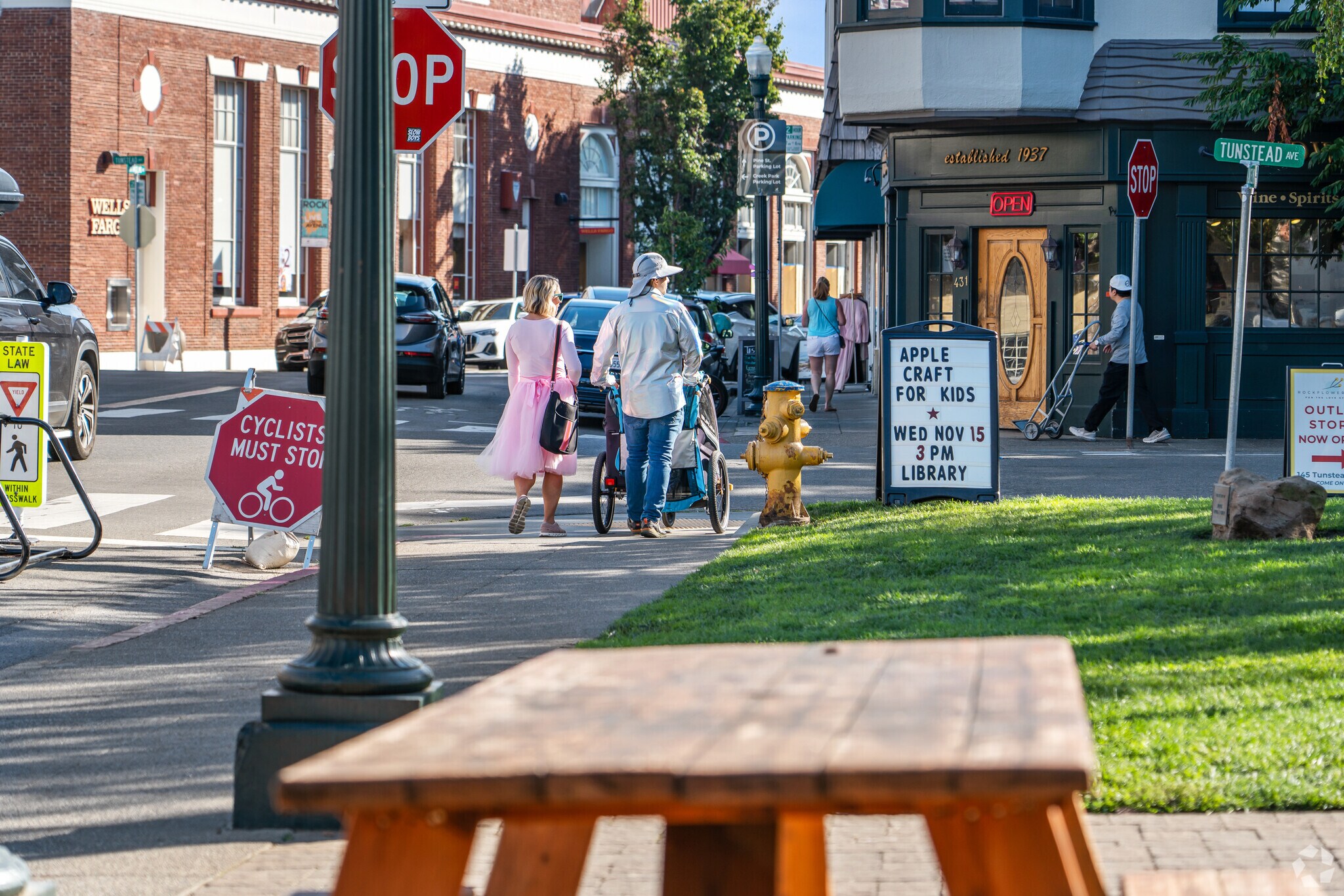 San Anselmo is known for its community events in the downtown area.