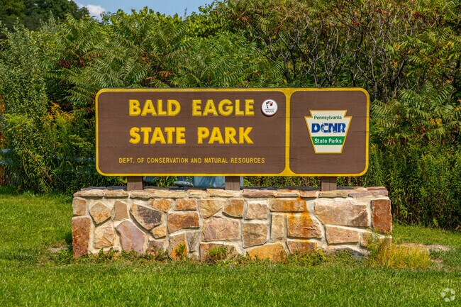 The 6,000 acre Bald Eagle State Park sits at the heart of Howard Township.