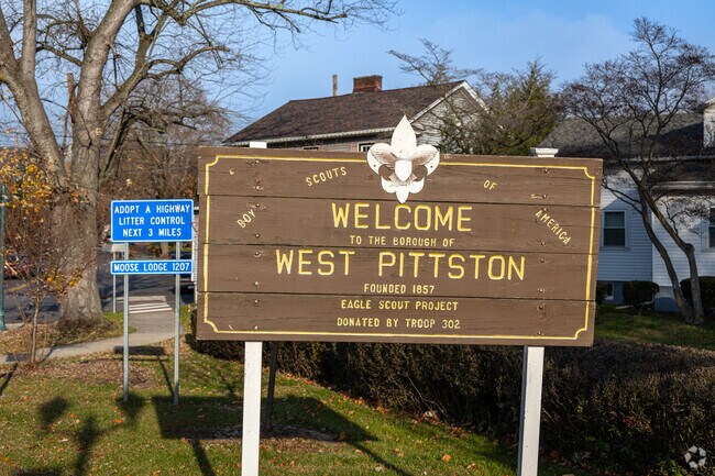 Boy Scouts of America welcome you to the borough of West Pittston, Pennsylvania.