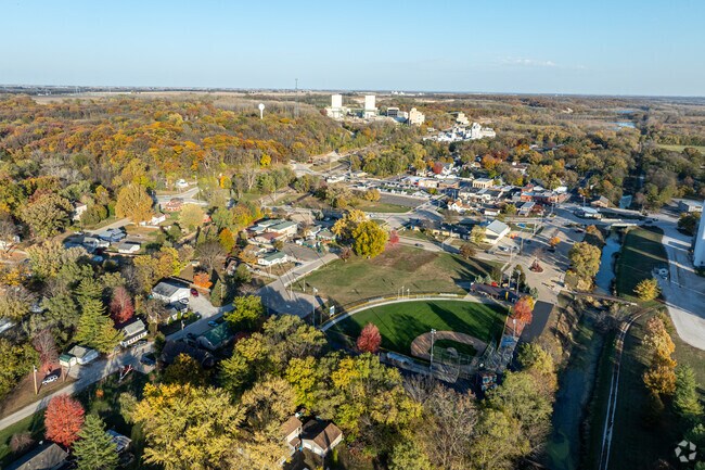 The riverfront village of North Utica, affectionately known as “Utica,” features a walkable downtown surrounded by scenic bluffs and natural beauty.