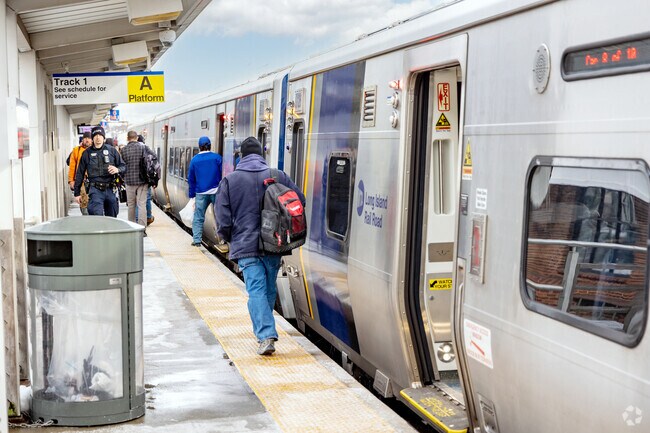 Your train ticket out of town is at the Ronkonkoma train station.