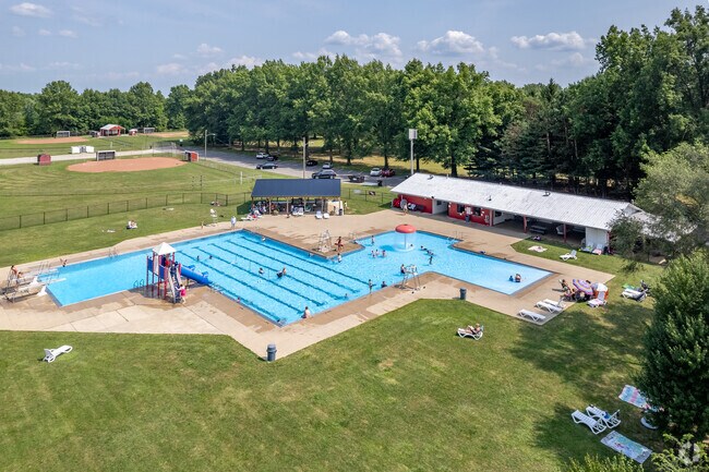 Johnson Park in Baltimore, Ohio is a central hub for many local families, who frequently come to cool off in the swimming pool during the summer.