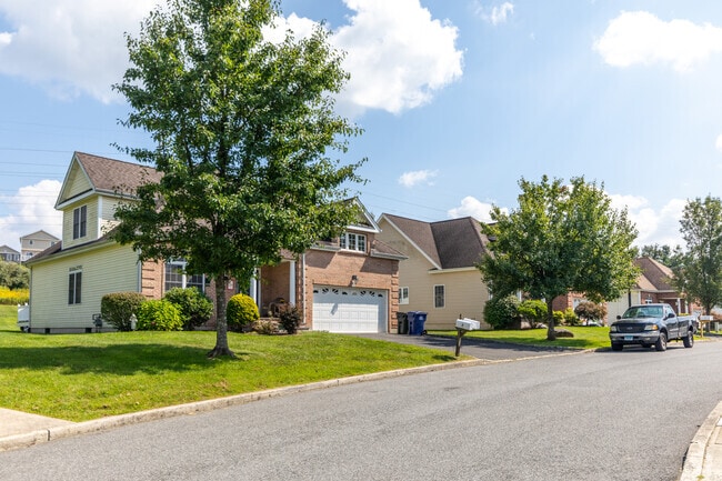 Some of Oxford's community offers pre-built houses in a uniform style.
