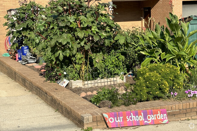 Piney Branch Elementary School also has a community garden.