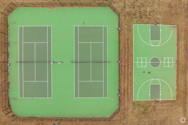 Joseph S. Bruno Montessori Academy has tennis courts.