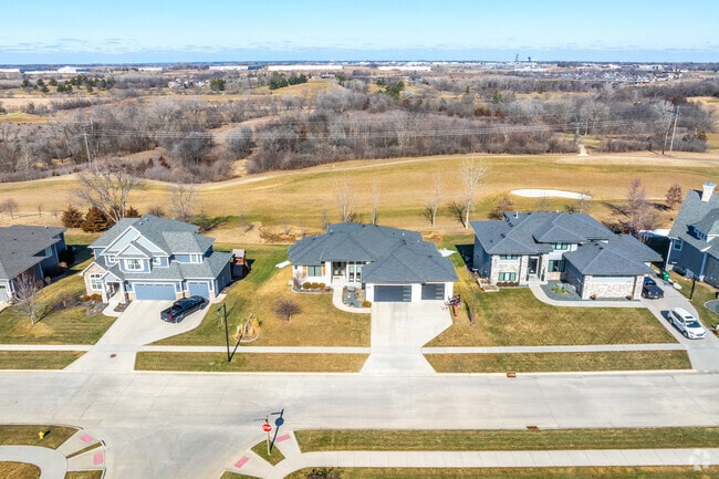 Homes on the northeast side of Norwalk back up to Echo Valley Country Club.