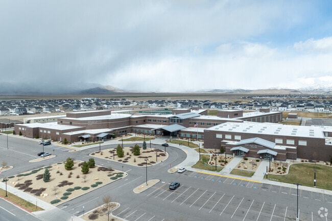 Cedar Valley High School is located in the Eagle Mountain neighborhood.