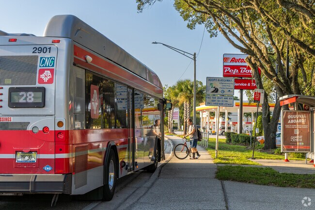 Use the bus in Sunbeam to get around to the greater Jacksonville area.
