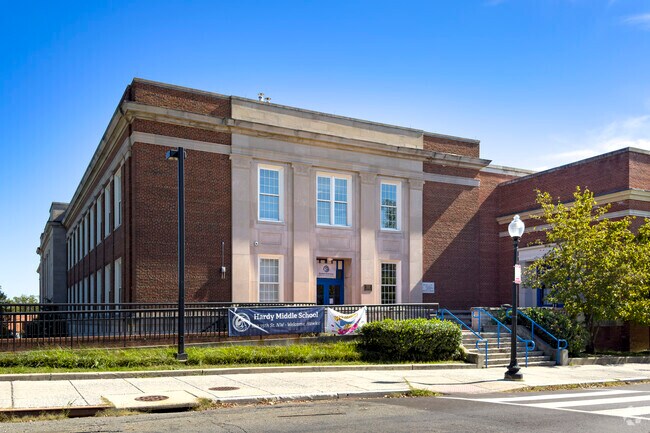 Hardy Middle School is a short ride away for students living in Berkley.