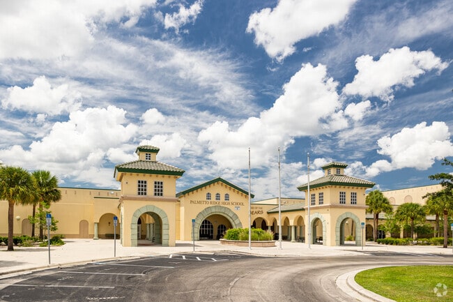 Palmetto Ridge High School in Naples is a large public high school near residential communities.