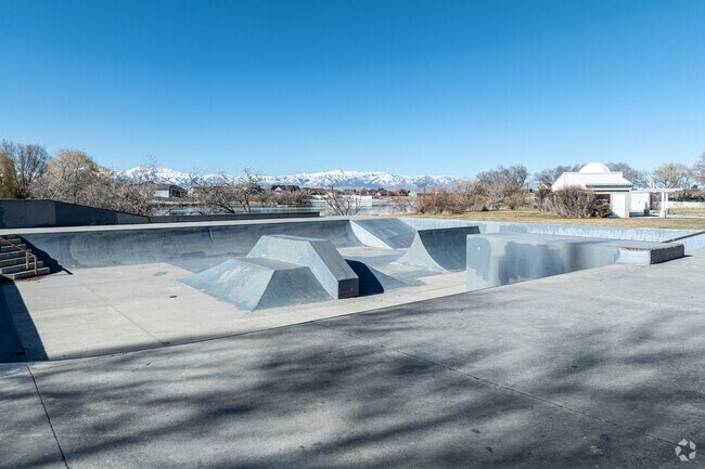 Stansbury Park caters to youth who enjoy spending afternoons at the skate park.