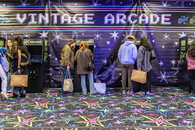Visit the Arcade area at the Totally Rad Vintage Fest in Monroeville.