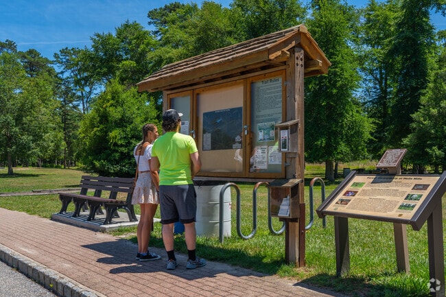 The Wells Mills reservation provides nearby residents with great trails for hiking.