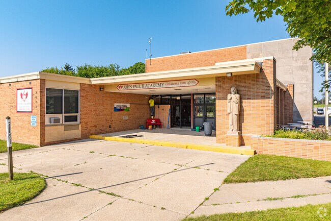 John Paul II Academy serves about 242 students in Racine's Wustum Park neighborhood.