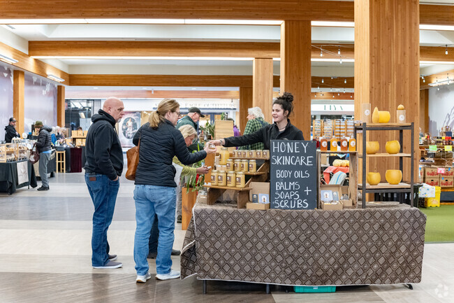 Local Southgate Triangle honey is offered at the Missoula Valley Winter Market.