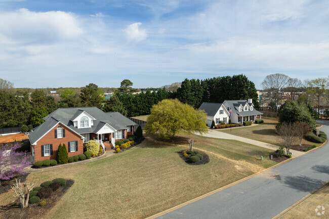 Large 2-story homes are a common sight in Boiling Springs.