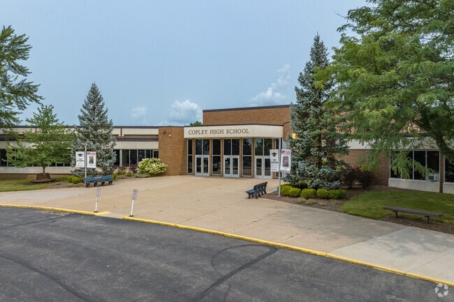 Students at Copley High School engage in diverse and competitive sports programs.