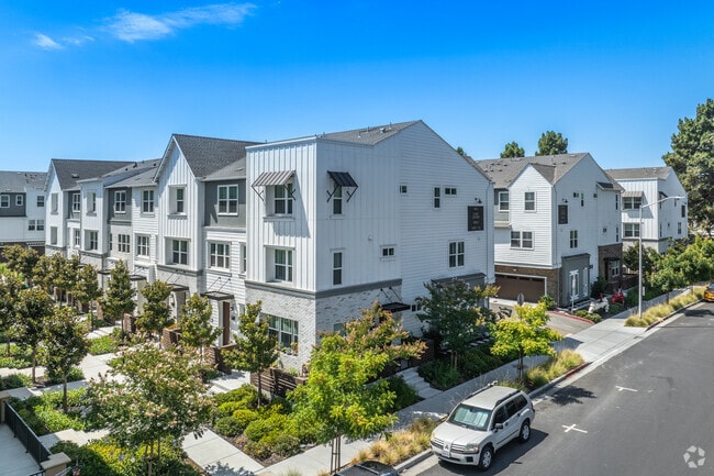 Newly built townhomes are available in Santa Clara.
