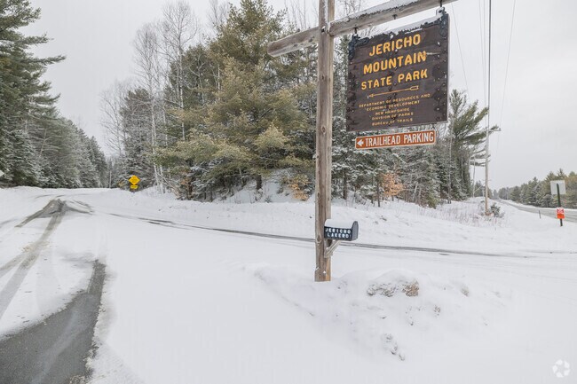 Jericho Mountain State Park in Berlin offers miles of hiking, ATV, and snowmobile trails.