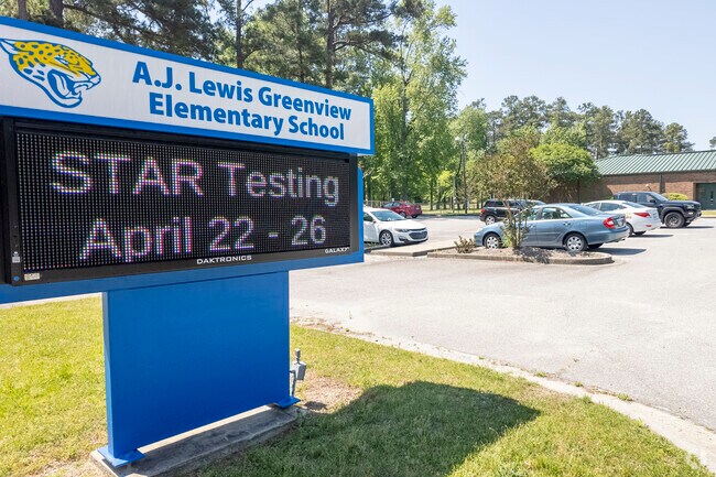 Lewis Greenview Elementary serves PK–5 students in the heart of Greenview.