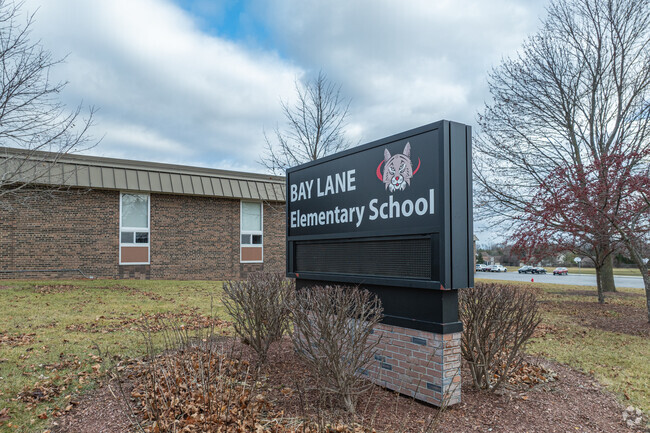 The sign at Bay Lane Elementary School.