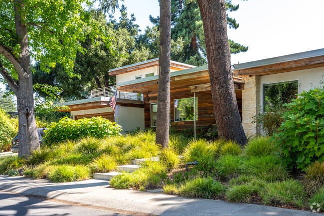 Linfield Oaks is home to a modern luxury single-family residence.