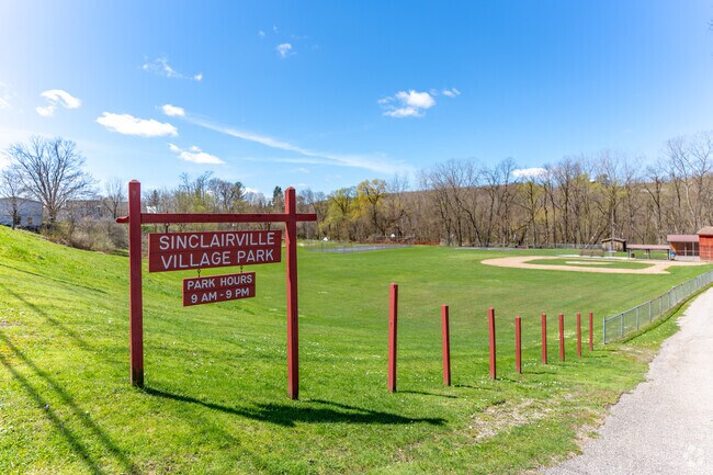 Sinclairville Village Park near Gerry is another close by options to play sports or visit a playground.