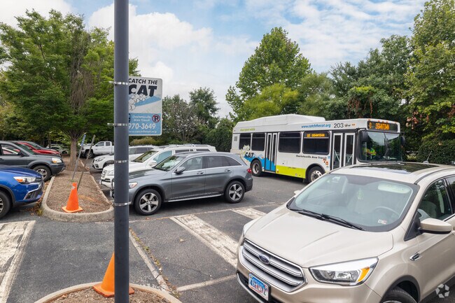 The CAT bus system operated efficiently throughout Pantops and the rest of Charlottesville.
