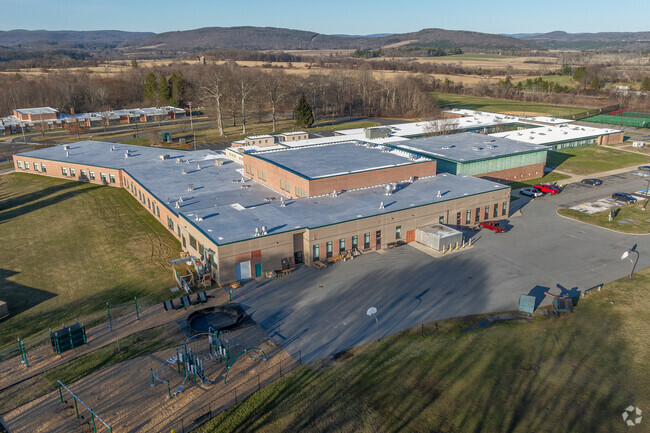Eugene Brooks Intermediate School, rated C-plus by Niche and Webutuck High, rated B, share the same building.