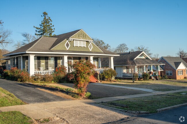 Enjoy the charming older houses that line the streets of Talladega.