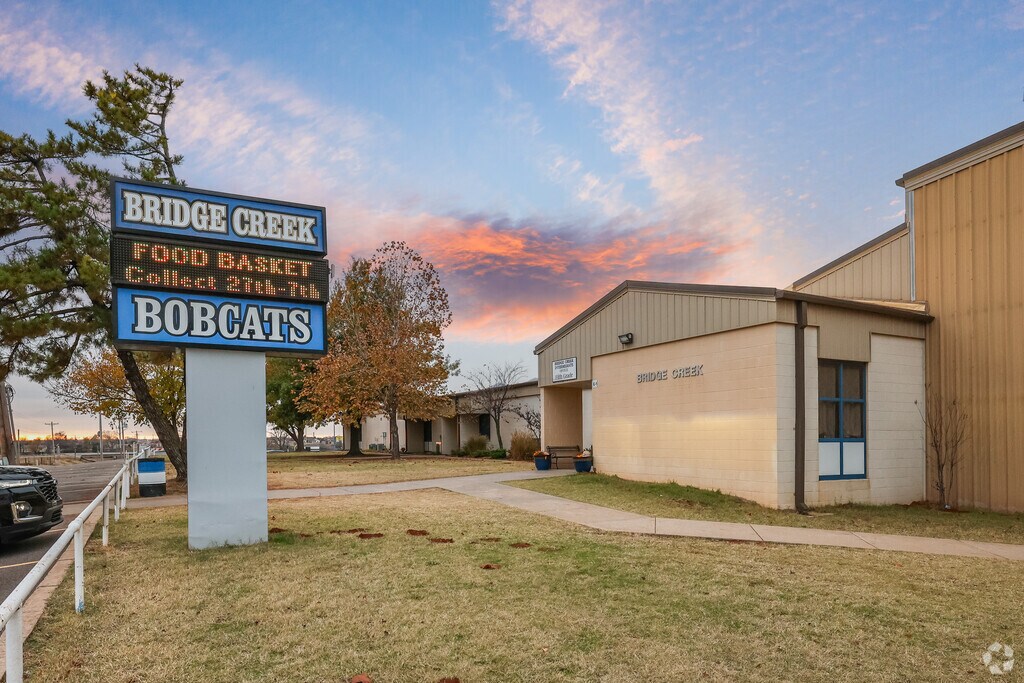 Bridge Creek Intermediate is across the street from the elementary school.