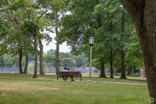 Enjoy some quiet time and each other's company at Firestone Park in Akron, OH.
