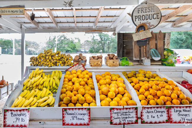 Ted & Nancy's Fruit Stand is a great asset to the neighborhood with farm fresh produce.