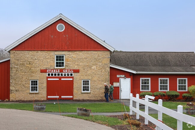 Stone Meadows dinners enjoy the rustic and historic atmosphere at nearby Quivey’s Grove.