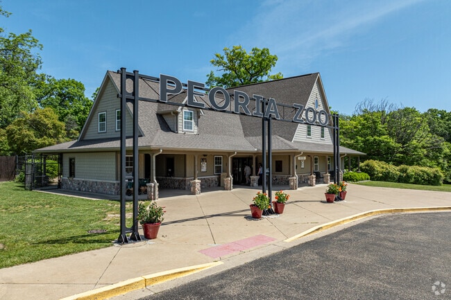 The Peoria Zoo sits within Glen Oak Park and offers free admission for those 65 years and older.