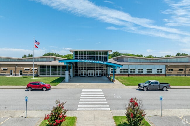 Carmel Elementary School enrolls over 600 students every year in Clarksville.