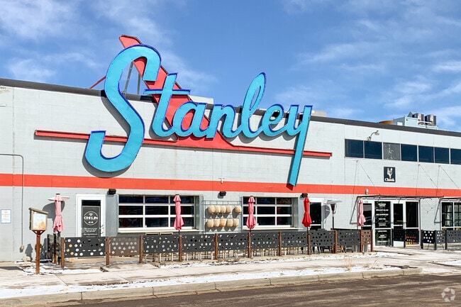 The Stanley Marketplace houses a community of more than fifty businesses in North Aurora.