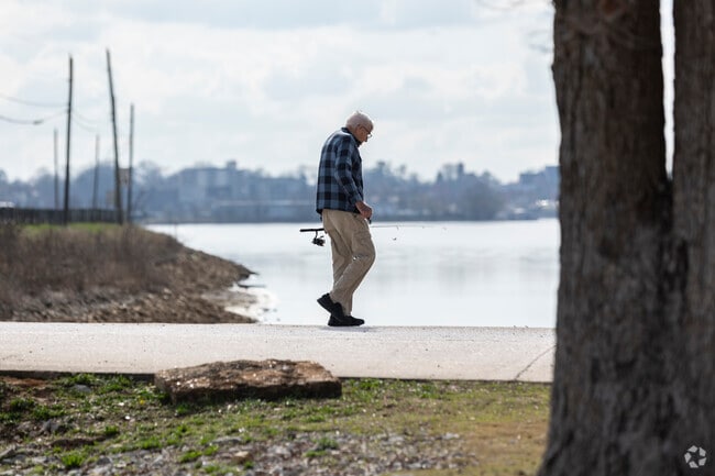 Hospitality park near Tanner Alabama is a popular place for fishing.