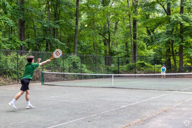 Enjoy a friendly game of tennis at Dunn Loring Park in Dunn Loring.
