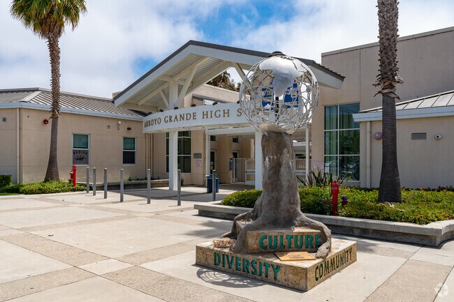 Arroyo Grande High School serves grade levels 9-12th grade levels in San Luis Obispo county.