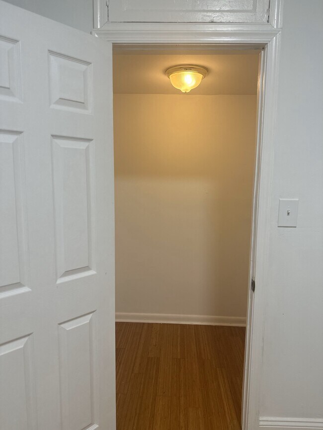 Large walk in closet