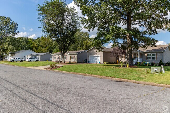 Rows of ranch homes can be found in Rowlandtown.