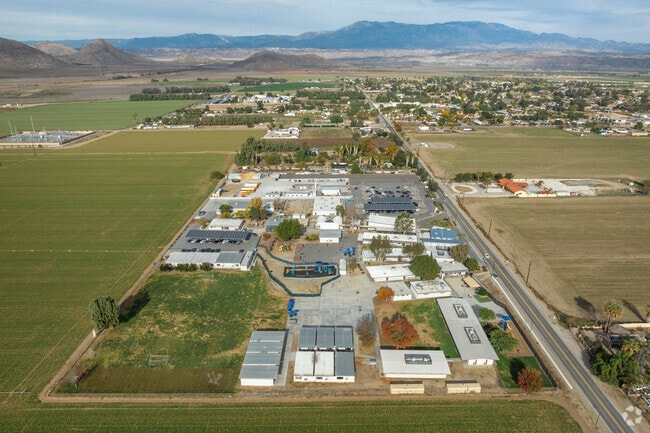 A mountain view is seen from Nuview Elementary School in Nuevo.