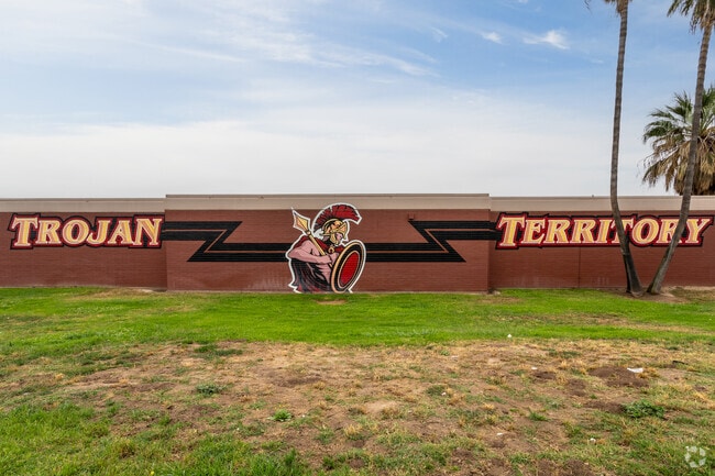 Shandin Hills Middle School proudly declares itself as the Trojan Territory.
