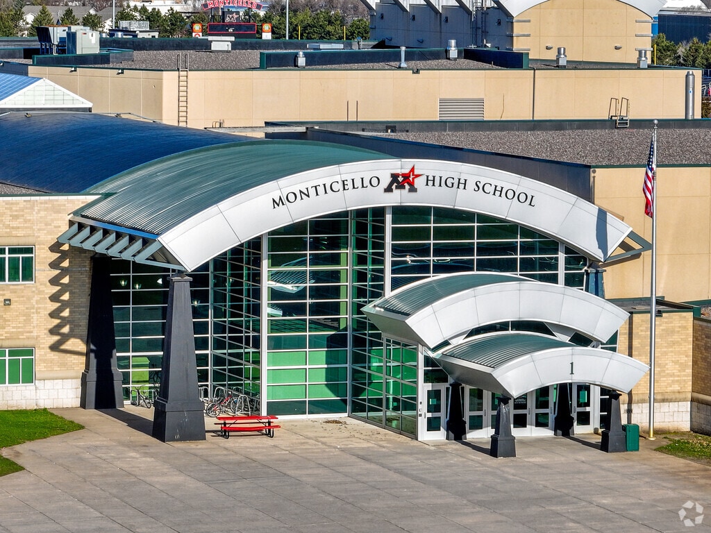 Monticello Senior High School enrolls over 1,200 students.